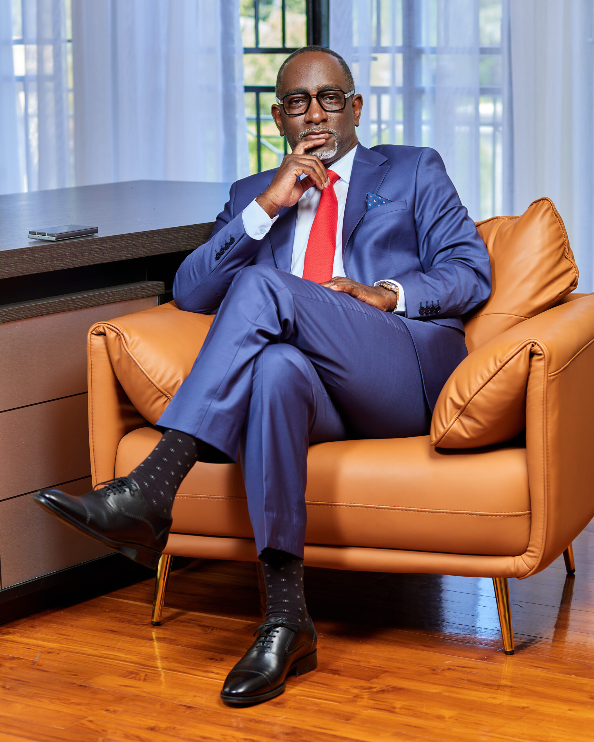 navy blue tailored suits