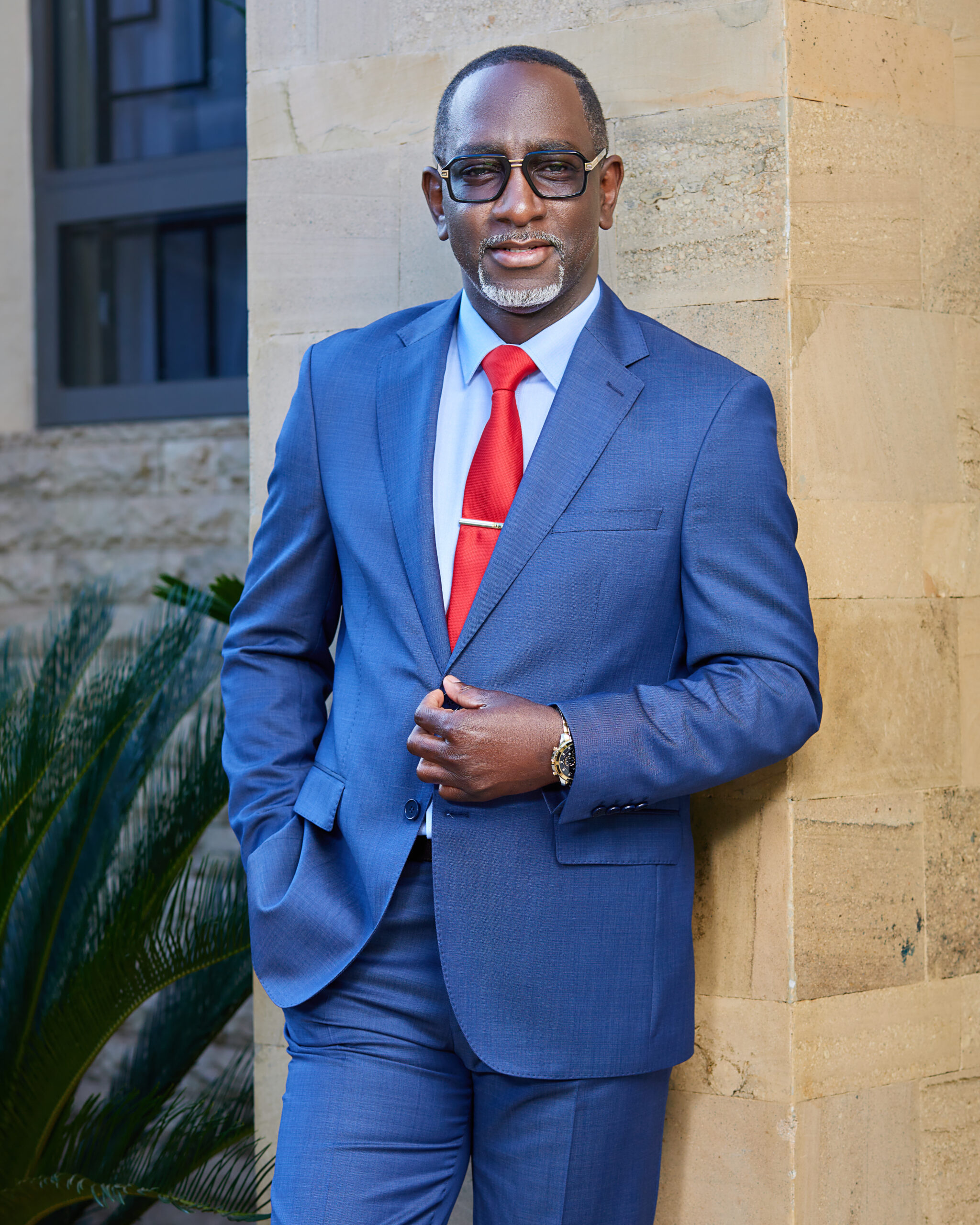 blue executive suits