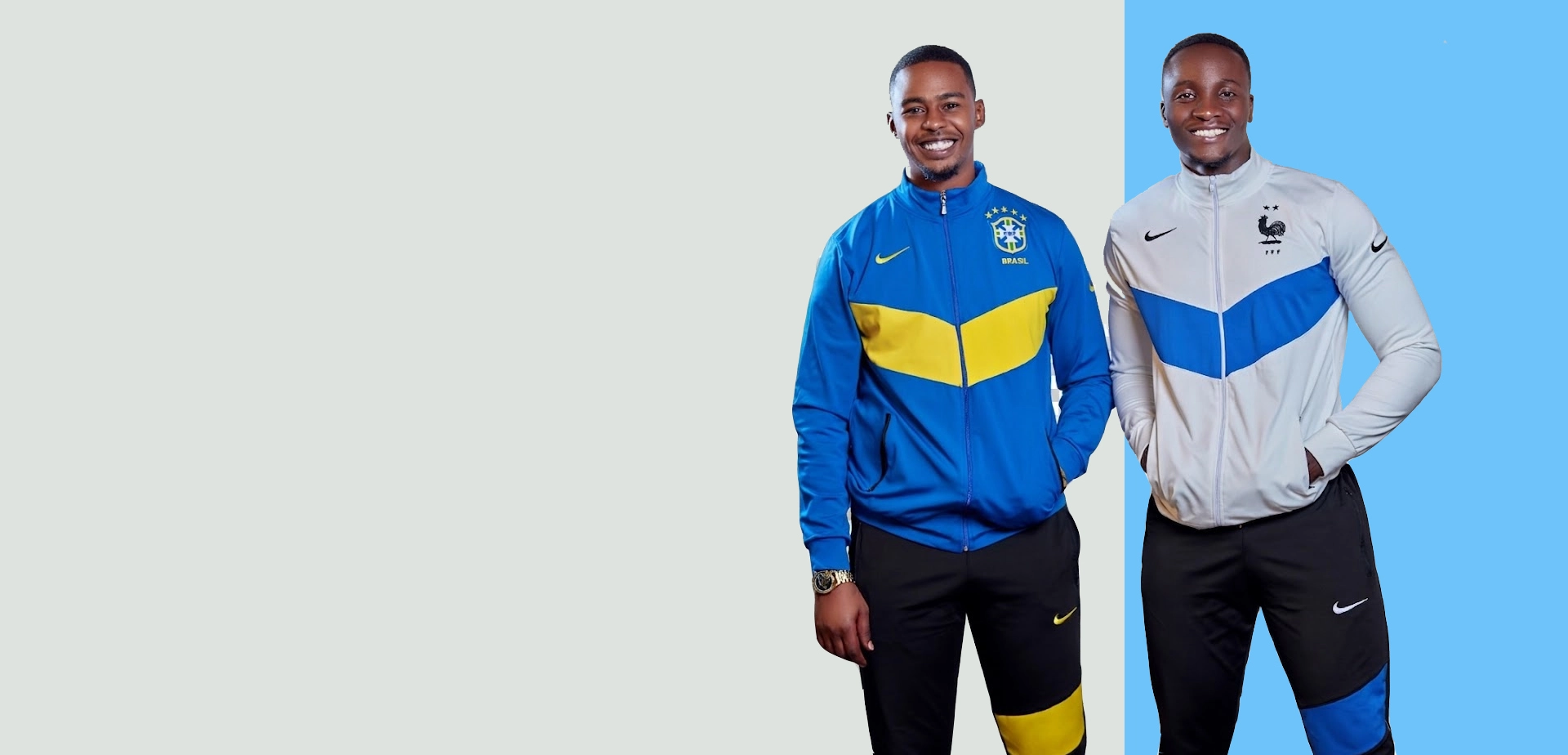 Eecutive Sports Wear | A man wearing sportswear of the Brazil Naional Team | uality sports Wear in Nairobi